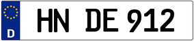 Truck License Plate